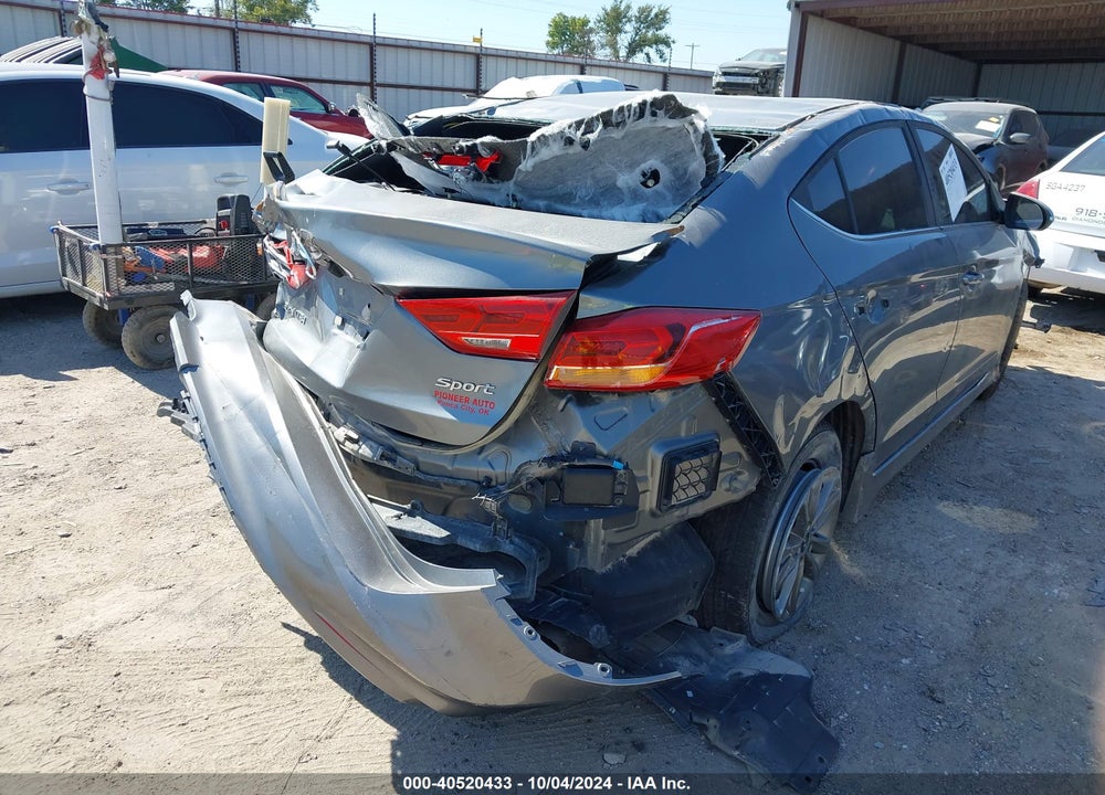 2018 HYUNDAI ELANTRA SPORT VIN: KMHD04LBXJU504812