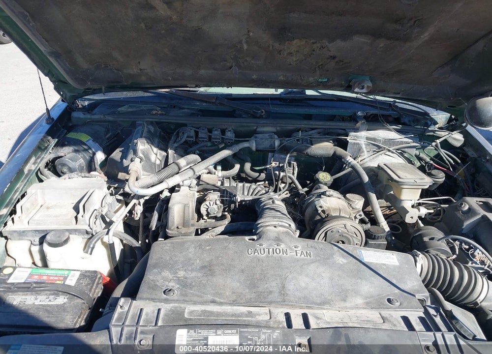 1997 CHEVROLET S-10 LS FLEETSIDE VIN: 1GCCS1444VK123676