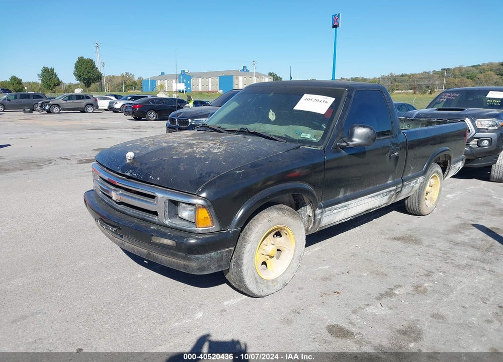 1997 CHEVROLET S-10 LS FLEETSIDE VIN: 1GCCS1444VK123676