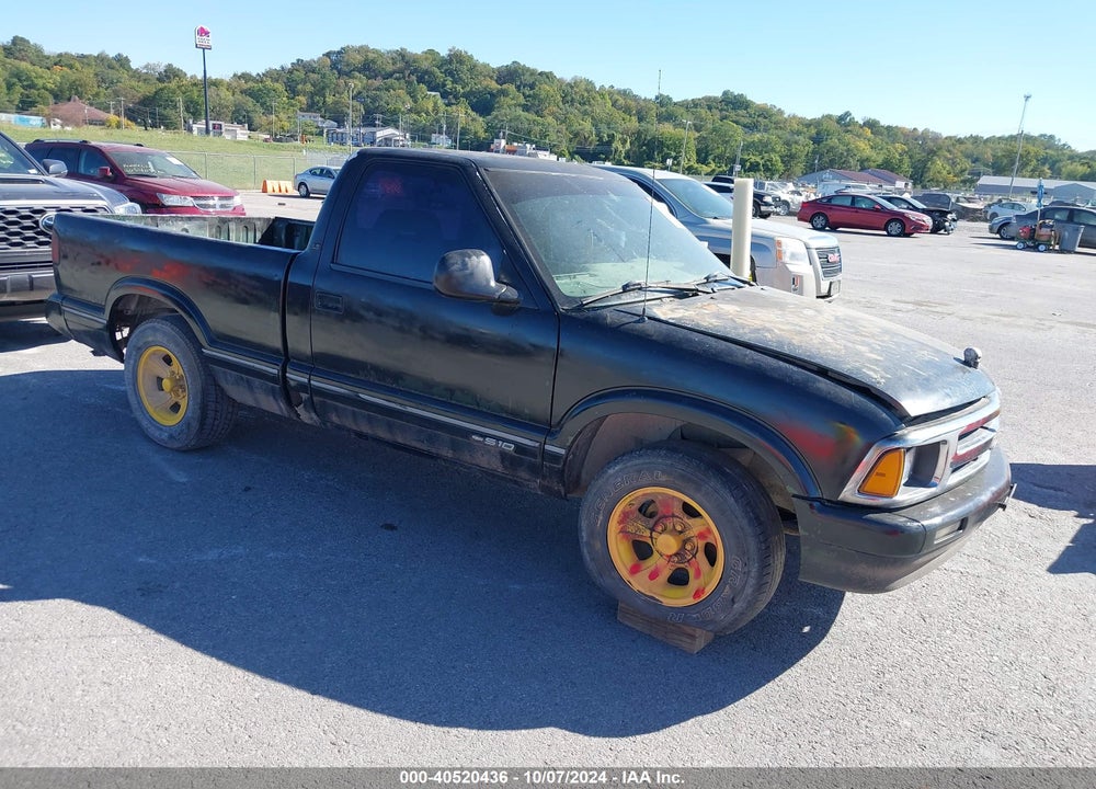 1997 CHEVROLET S-10 LS FLEETSIDE VIN: 1GCCS1444VK123676