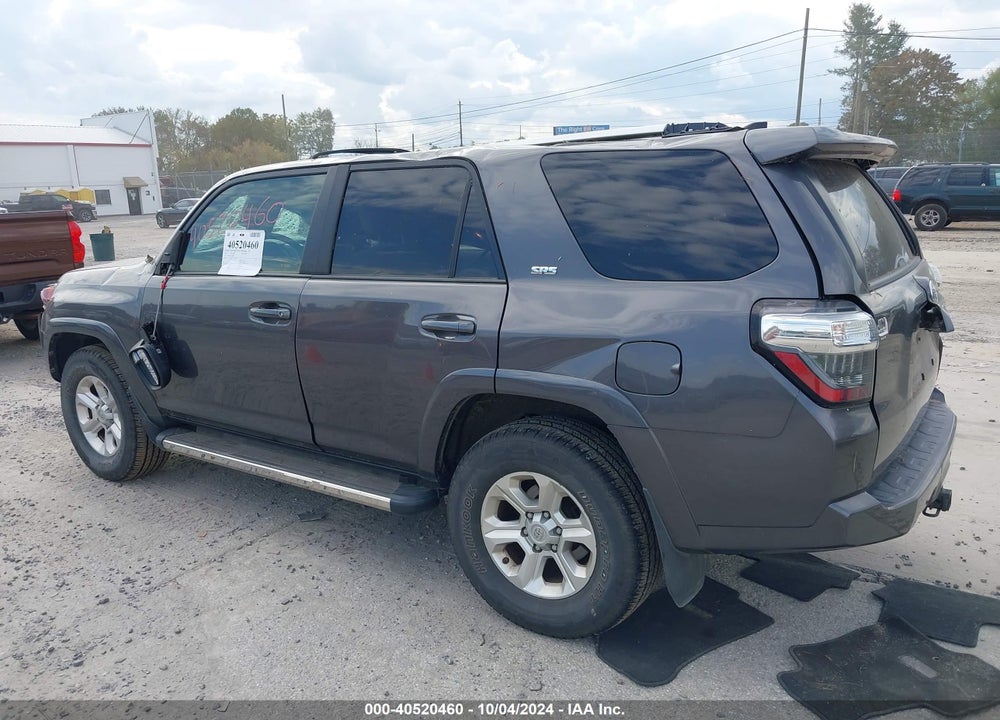 2016 TOYOTA 4RUNNER VIN: JTEBU5JR9G5317565