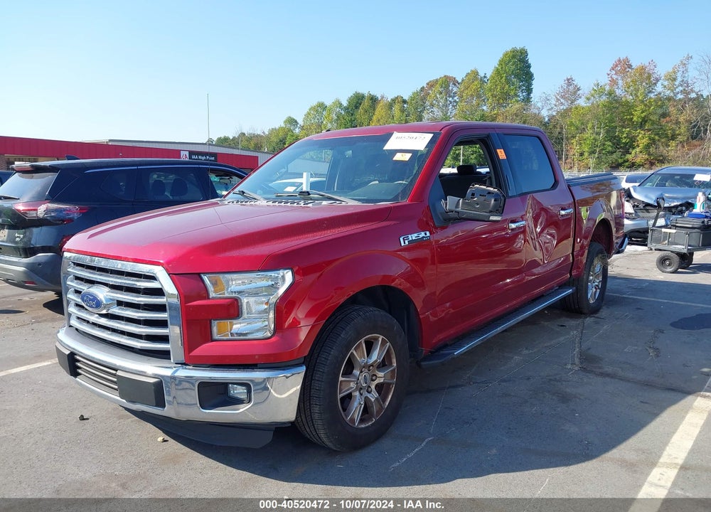2016 FORD F-150 XLT VIN: 1FTEW1CF9GFA67133