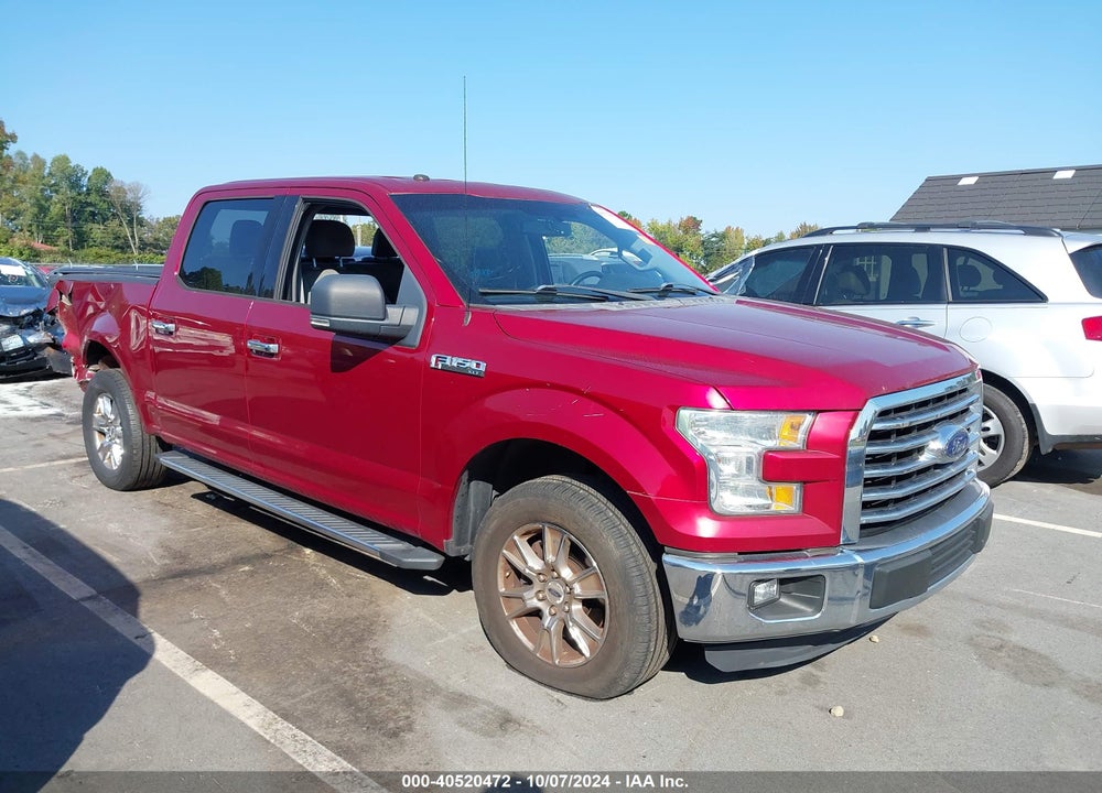 2016 FORD F-150 XLT VIN: 1FTEW1CF9GFA67133