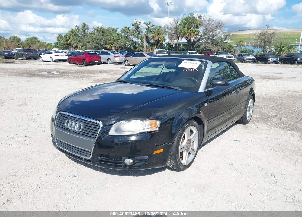 2007 AUDI A4 2.0T VIN: WAUAF48H87K034932