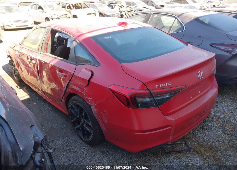 2022 HONDA CIVIC SPORT VIN: 2HGFE2F52NH510641