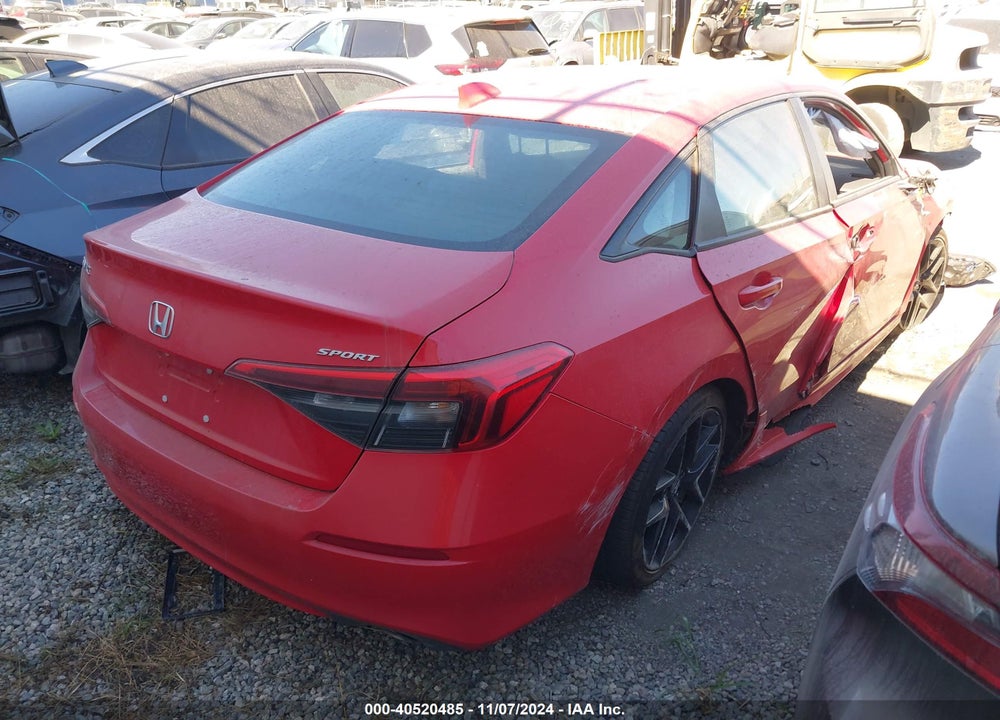2022 HONDA CIVIC SPORT VIN: 2HGFE2F52NH510641