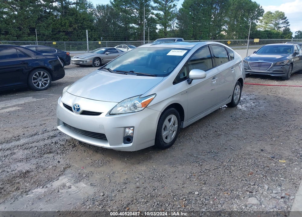 2011 TOYOTA PRIUS TWO VIN: JTDKN3DU8B1369212