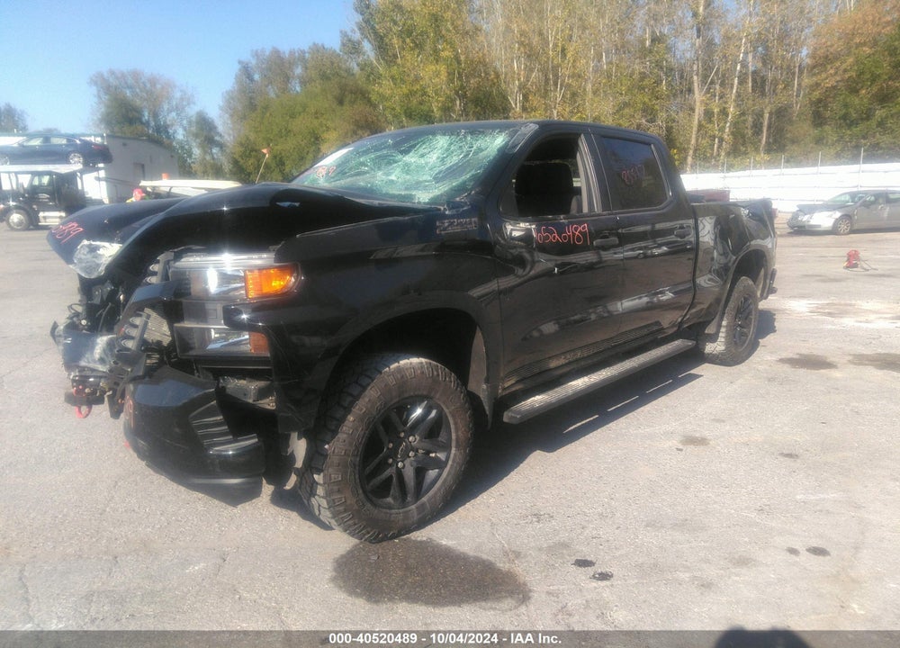 2020 CHEVROLET SILVERADO 1500 4WD  SHORT BED CUSTOM TRAIL BOSS/4WD  STANDARD BED CUSTOM TRAIL BOSS VIN: 1GCPYCEF8LZ185517