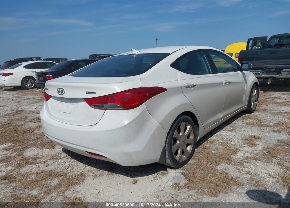 2013 HYUNDAI ELANTRA LIMITED VIN: 5NPDH4AEXDH252732