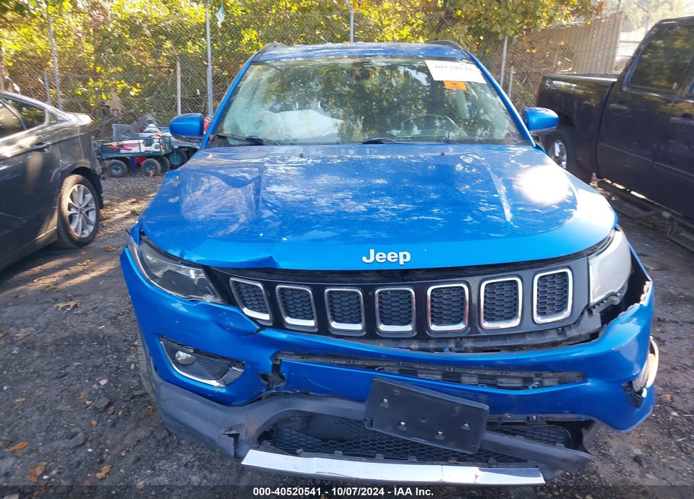 2019 JEEP COMPASS LIMITED 4X4 VIN: 3C4NJDCB4KT825424