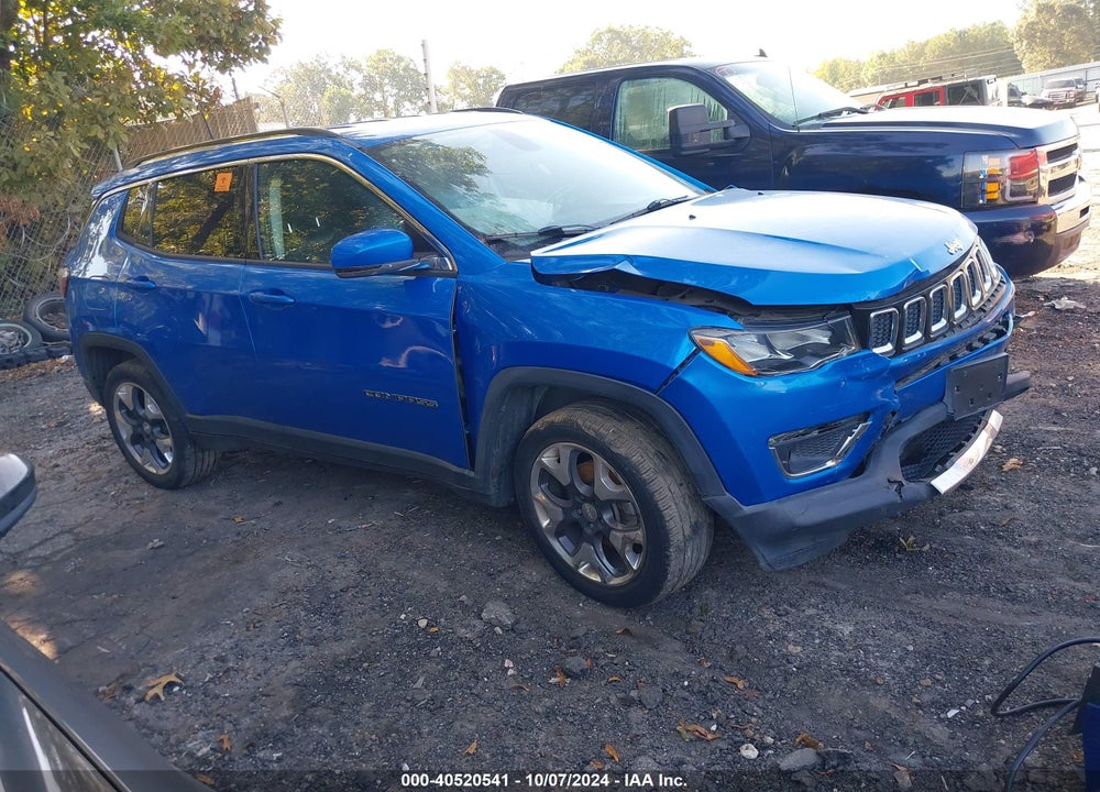 2019 JEEP COMPASS LIMITED 4X4 VIN: 3C4NJDCB4KT825424