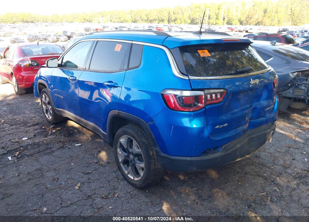 2019 JEEP COMPASS LIMITED 4X4 VIN: 3C4NJDCB4KT825424