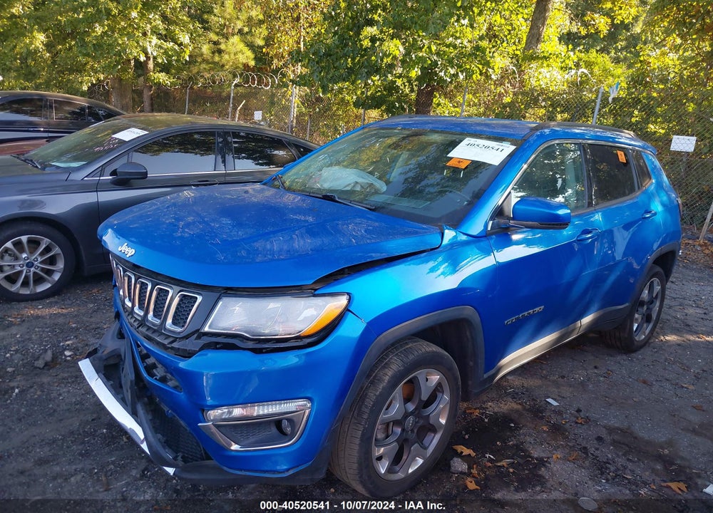 2019 JEEP COMPASS LIMITED 4X4 VIN: 3C4NJDCB4KT825424