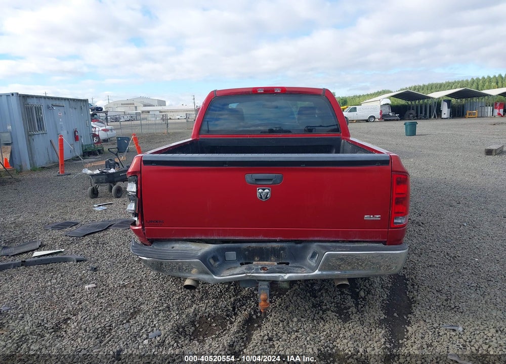 2006 DODGE RAM 1500 SLT VIN: 1D7HA18N96S699296