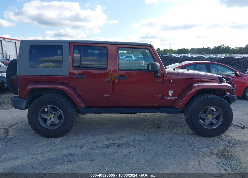 2008 JEEP WRANGLER UNLIMITED SAHARA VIN: 1J4GA59118L527358