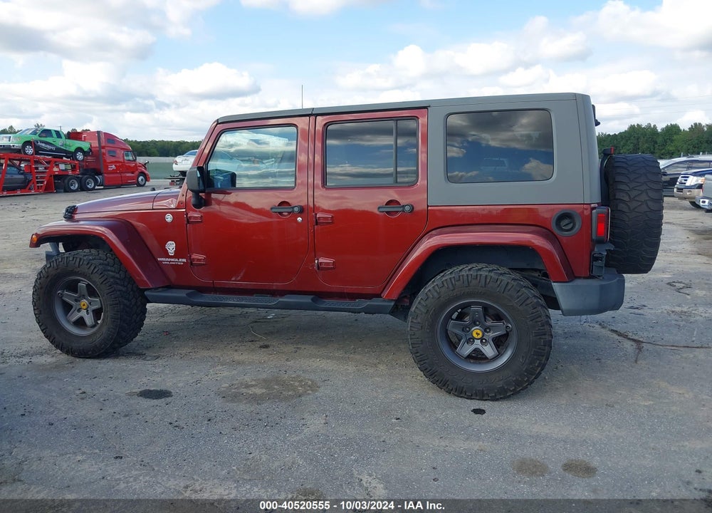 2008 JEEP WRANGLER UNLIMITED SAHARA VIN: 1J4GA59118L527358