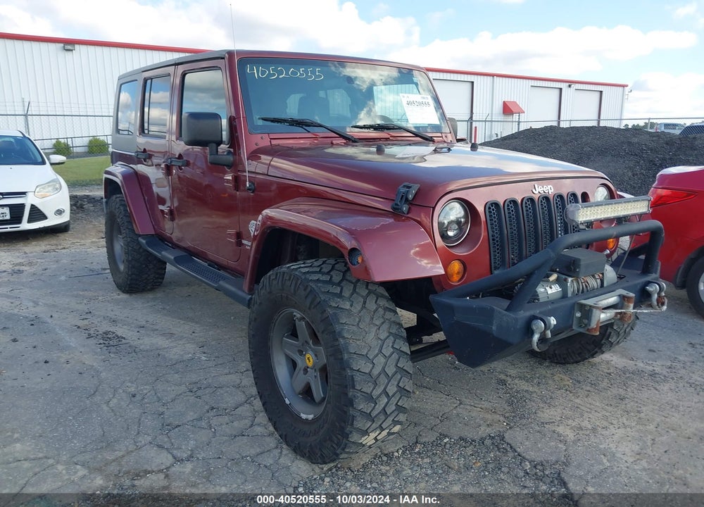 2008 JEEP WRANGLER UNLIMITED SAHARA VIN: 1J4GA59118L527358