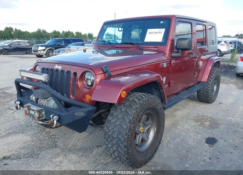 2008 JEEP WRANGLER UNLIMITED SAHARA VIN: 1J4GA59118L527358