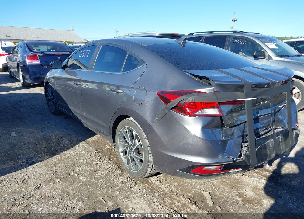2019 HYUNDAI ELANTRA LIMITED VIN: 5NPD84LF8KH451927