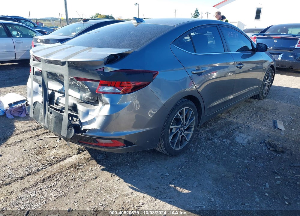 2019 HYUNDAI ELANTRA LIMITED VIN: 5NPD84LF8KH451927