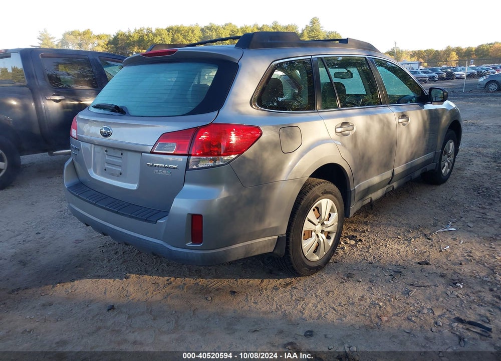 2010 SUBARU OUTBACK 2.5I VIN: 4S4BRBAC1A3322144