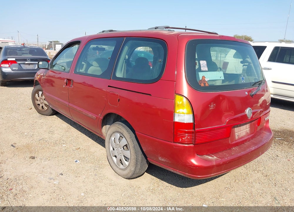 2002 MERCURY VILLAGER VIN: 4M2ZV11T22DJ13915