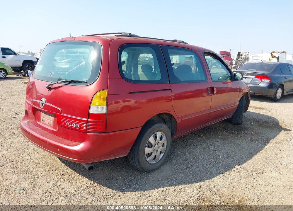 2002 MERCURY VILLAGER VIN: 4M2ZV11T22DJ13915
