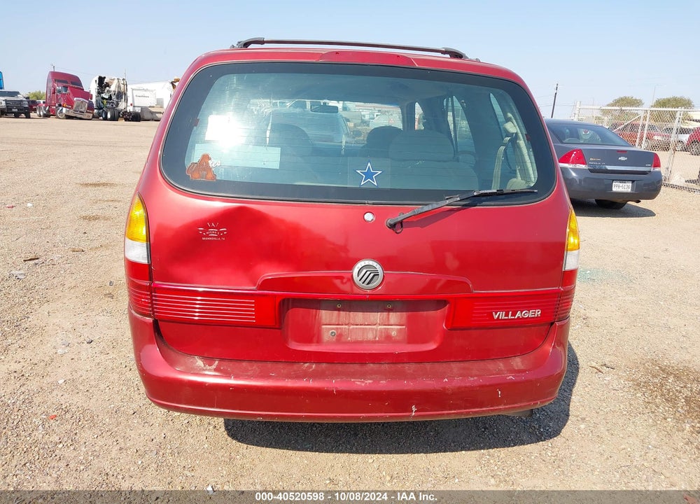 2002 MERCURY VILLAGER VIN: 4M2ZV11T22DJ13915