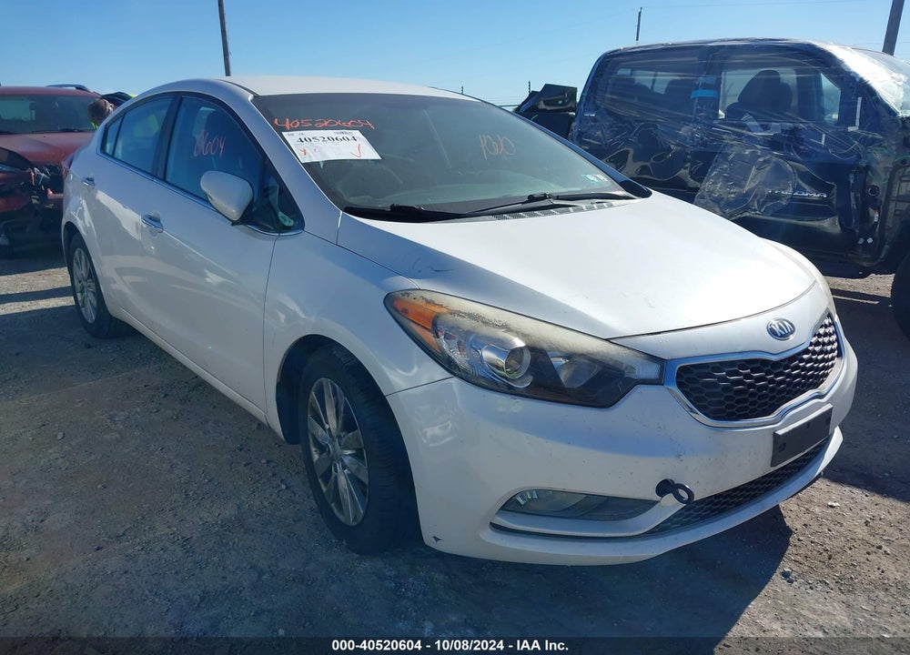 2015 KIA FORTE EX VIN: KNAFX4A89F5422360