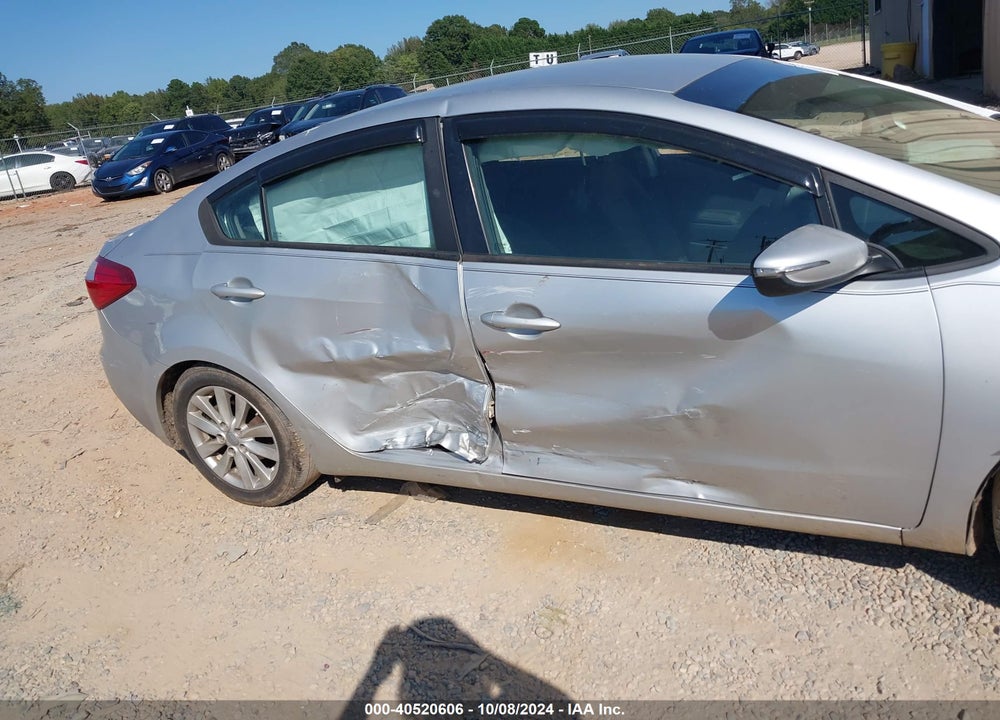 2015 KIA FORTE LX VIN: KNAFX4A63F5354460
