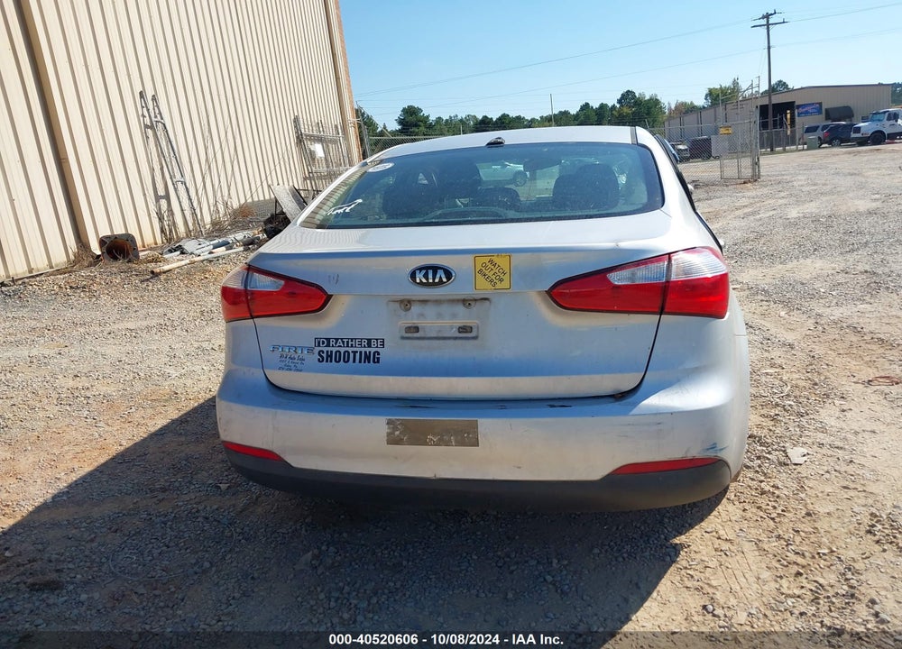 2015 KIA FORTE LX VIN: KNAFX4A63F5354460