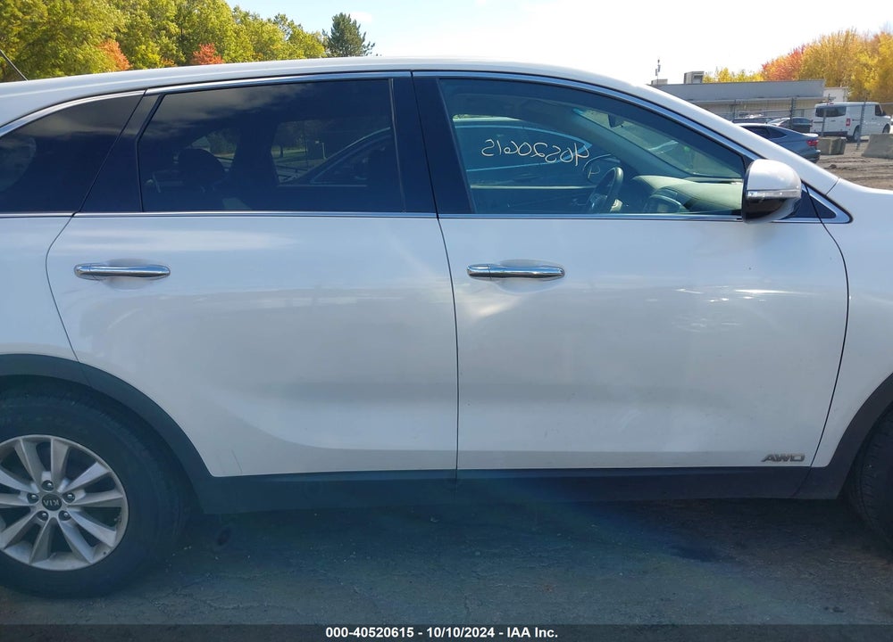 2019 KIA SORENTO 2.4L LX VIN: 5XYPGDA3XKG515000