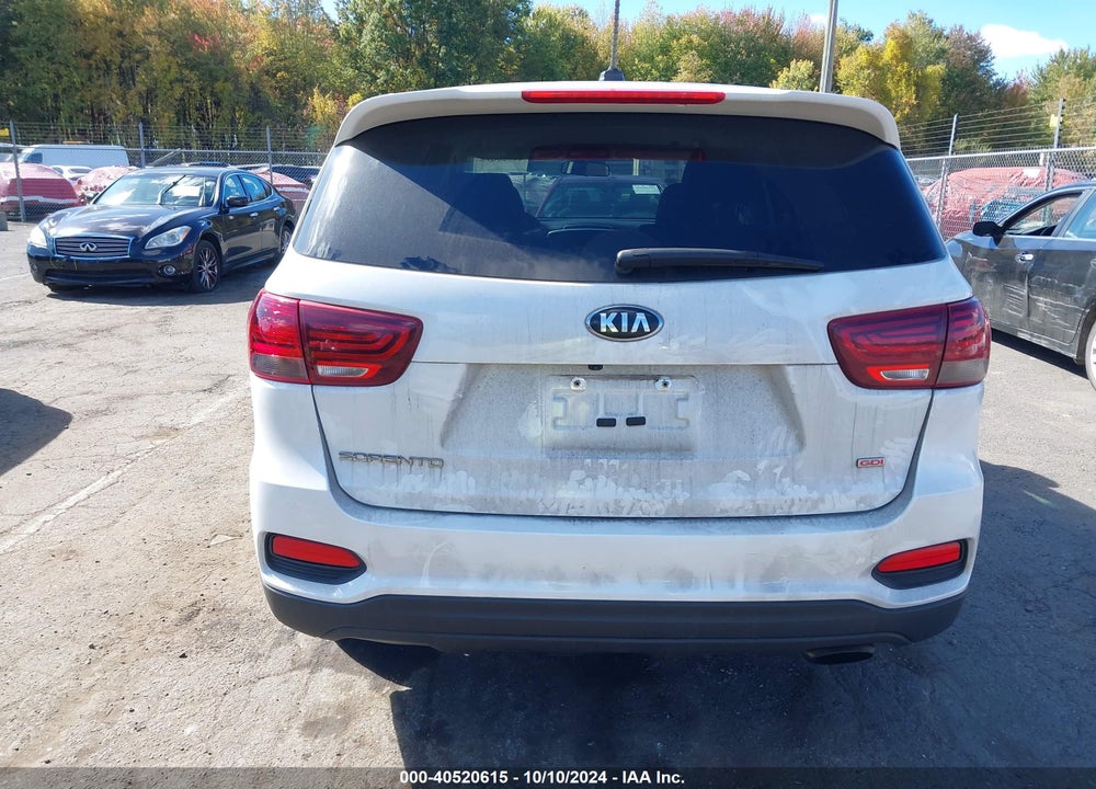 2019 KIA SORENTO 2.4L LX VIN: 5XYPGDA3XKG515000