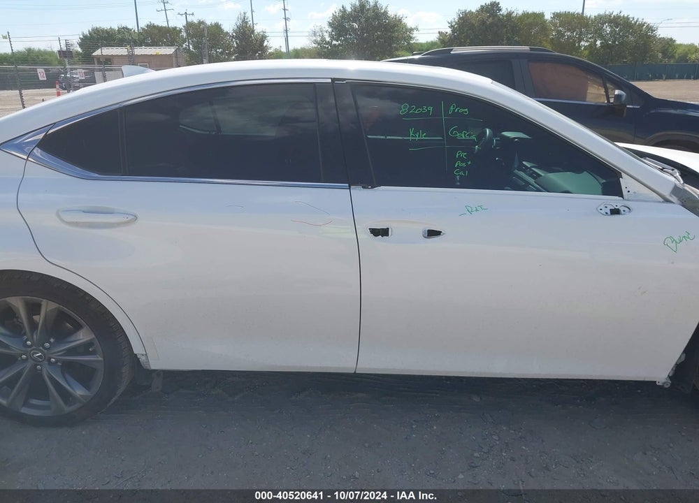 2021 LEXUS ES 350 F-SPORT VIN: 58AGZ1B19MU084368