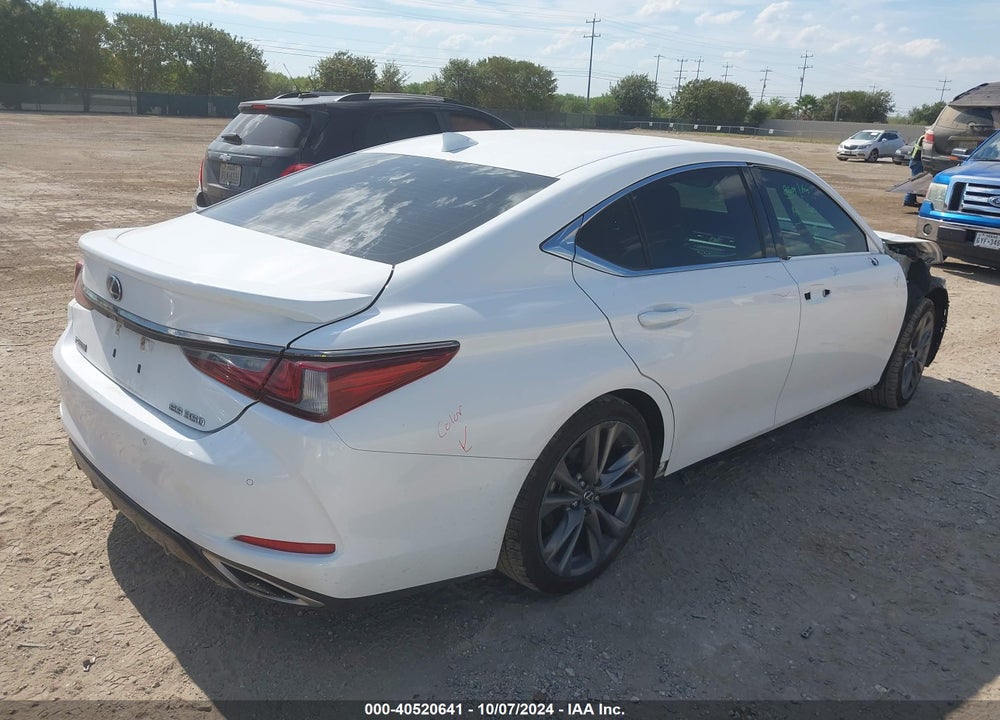 2021 LEXUS ES 350 F-SPORT VIN: 58AGZ1B19MU084368
