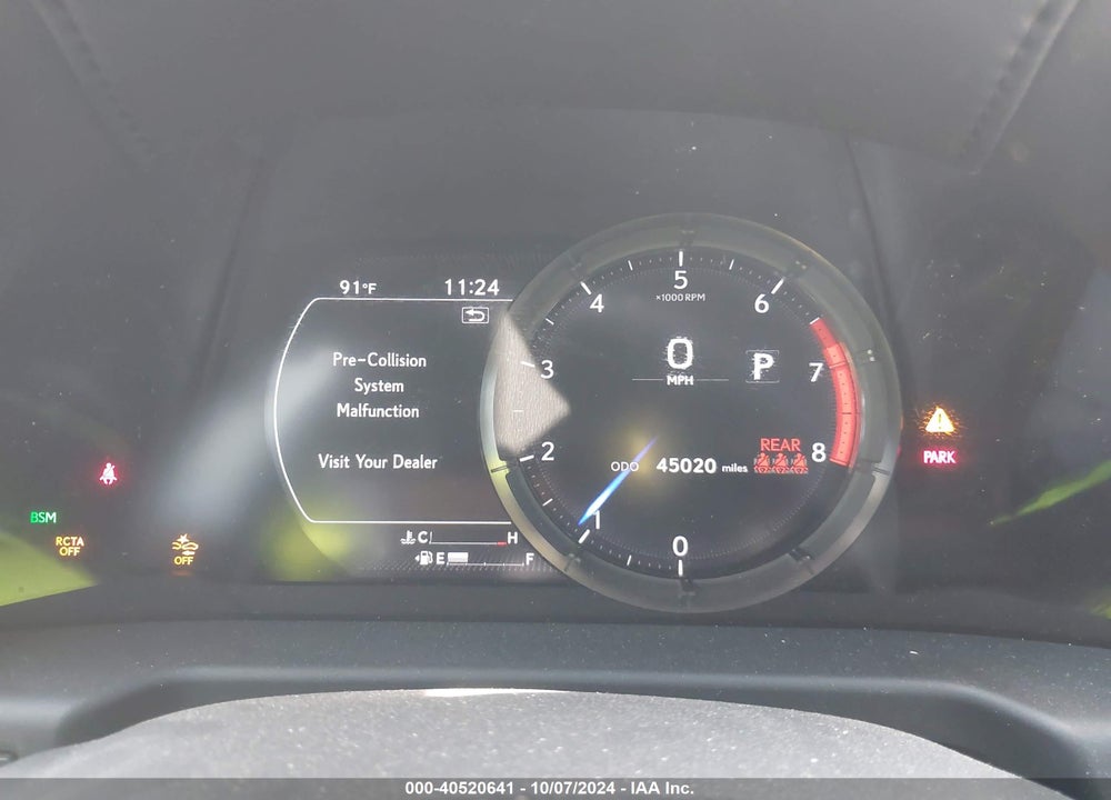 2021 LEXUS ES 350 F-SPORT VIN: 58AGZ1B19MU084368