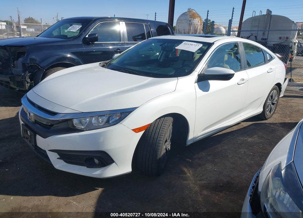 2018 HONDA CIVIC EX-L VIN: JHMFC1F72JX004442