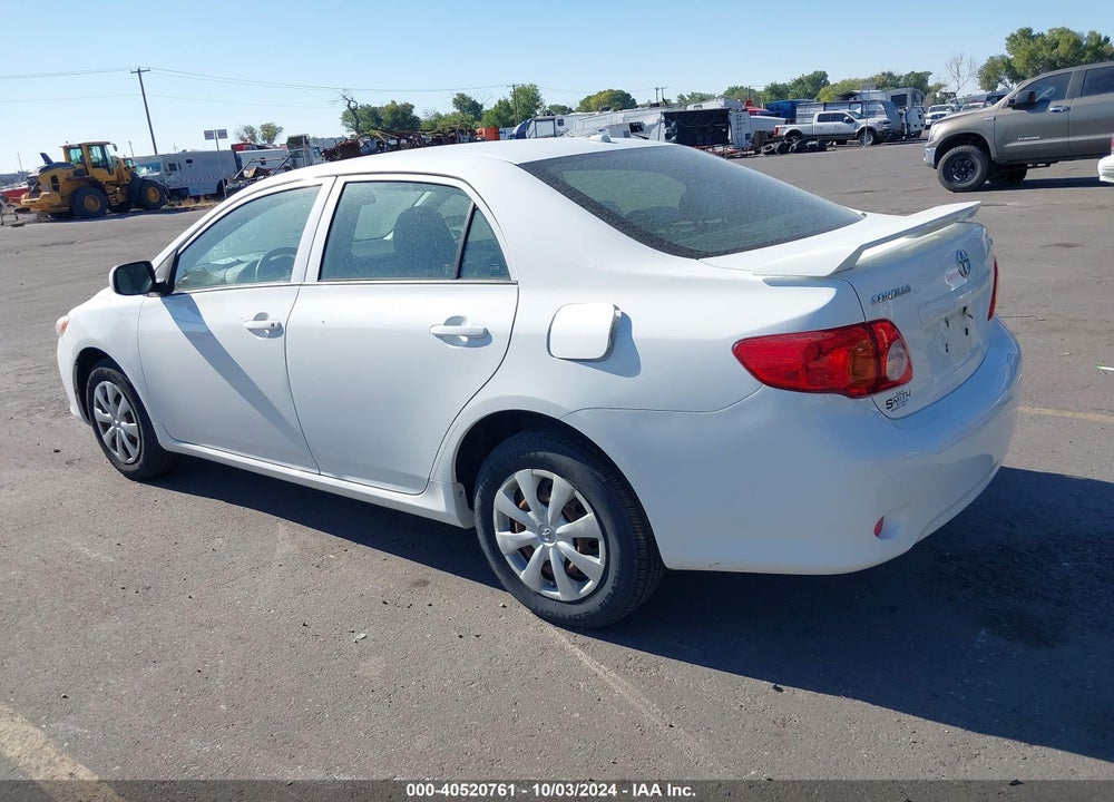 2009 TOYOTA COROLLA LE VIN: JTDBL40E599086157