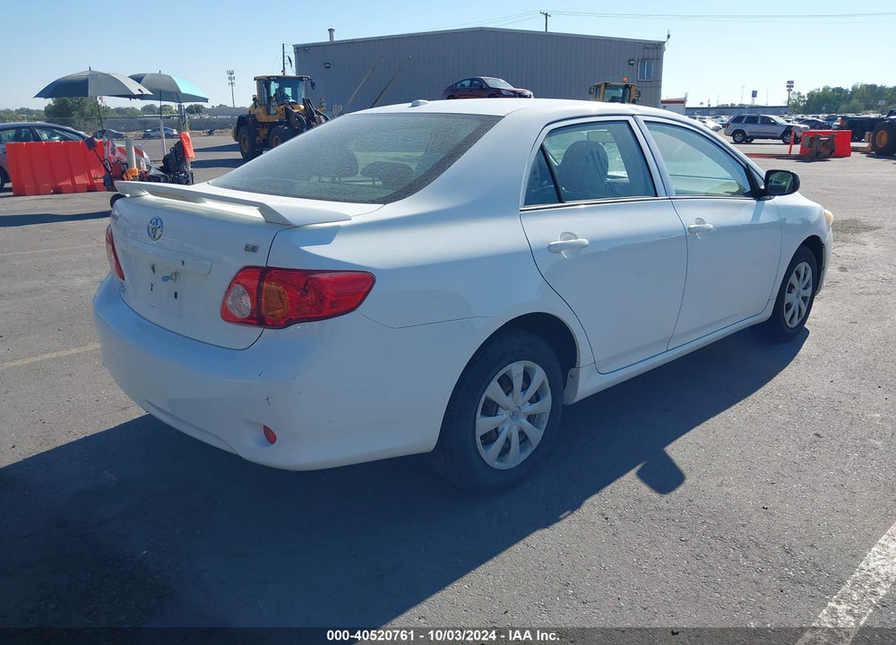 2009 TOYOTA COROLLA LE VIN: JTDBL40E599086157