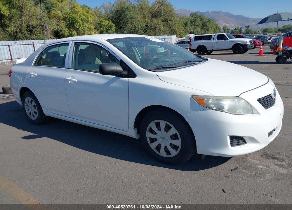 2009 TOYOTA COROLLA LE VIN: JTDBL40E599086157