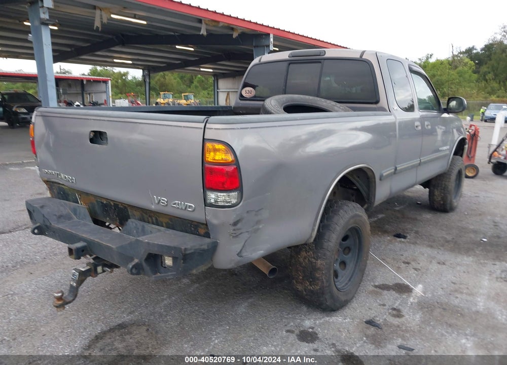 2000 TOYOTA TUNDRA SR5 V8 VIN: 5TBBT4410YS079066