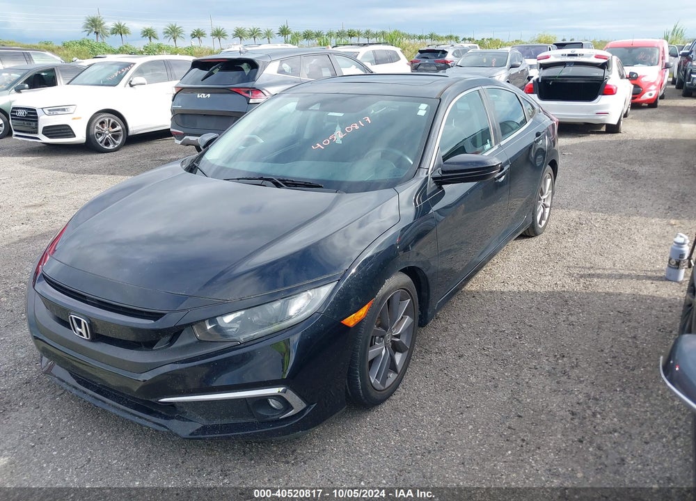 2019 HONDA CIVIC EX VIN: 19XFC1F35KE017606