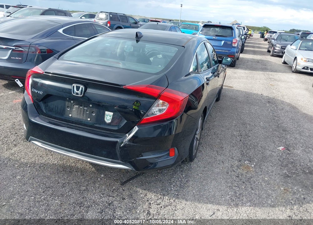 2019 HONDA CIVIC EX VIN: 19XFC1F35KE017606