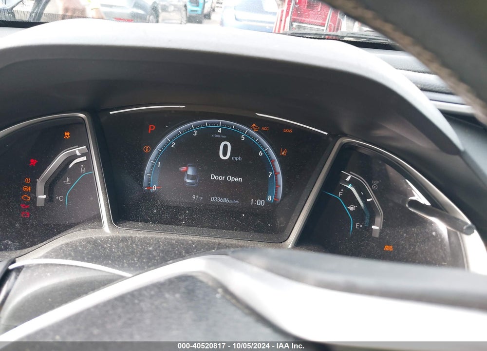 2019 HONDA CIVIC EX VIN: 19XFC1F35KE017606
