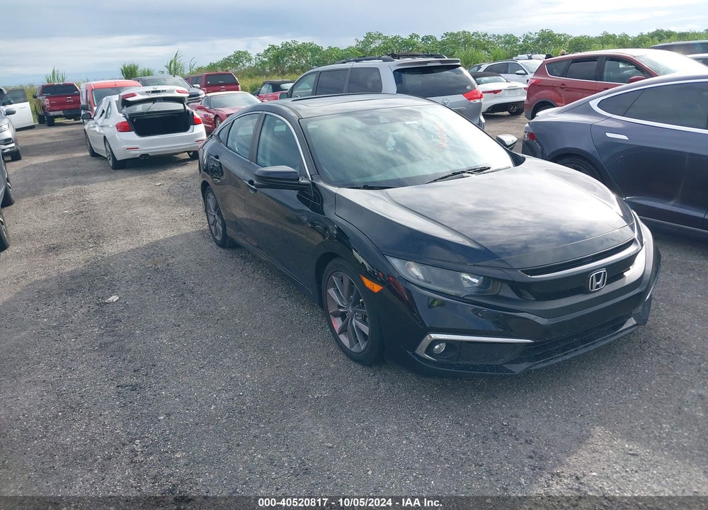 2019 HONDA CIVIC EX VIN: 19XFC1F35KE017606