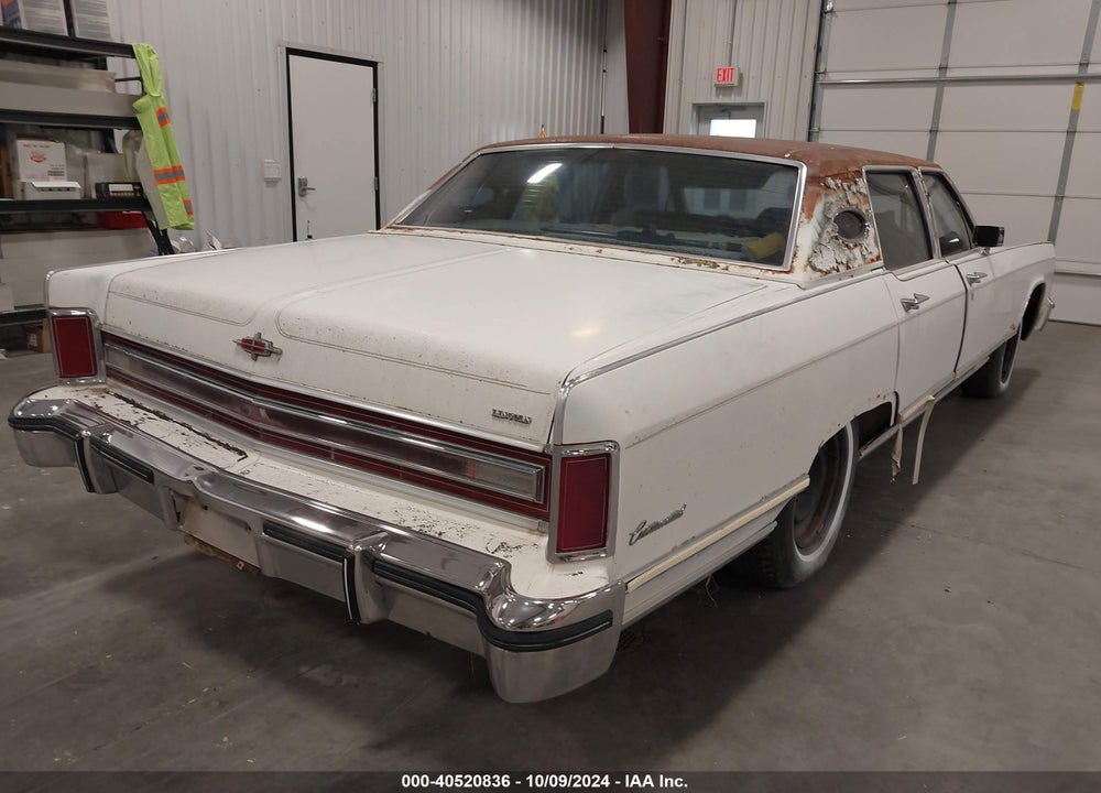 1976 LINCOLN CONTINENTAL VIN: 6Y82A803533