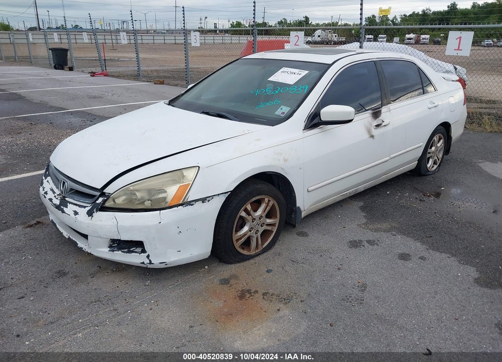 2006 HONDA ACCORD 2.4 EX VIN: 1HGCM56796A179002