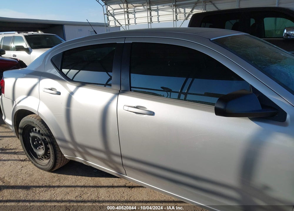 2012 DODGE AVENGER SE VIN: 1C3CDZAB6CN221197