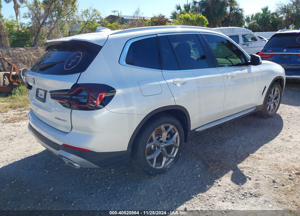 2022 BMW X3 SDRIVE30I VIN: 5UX43DP0XN9M49015