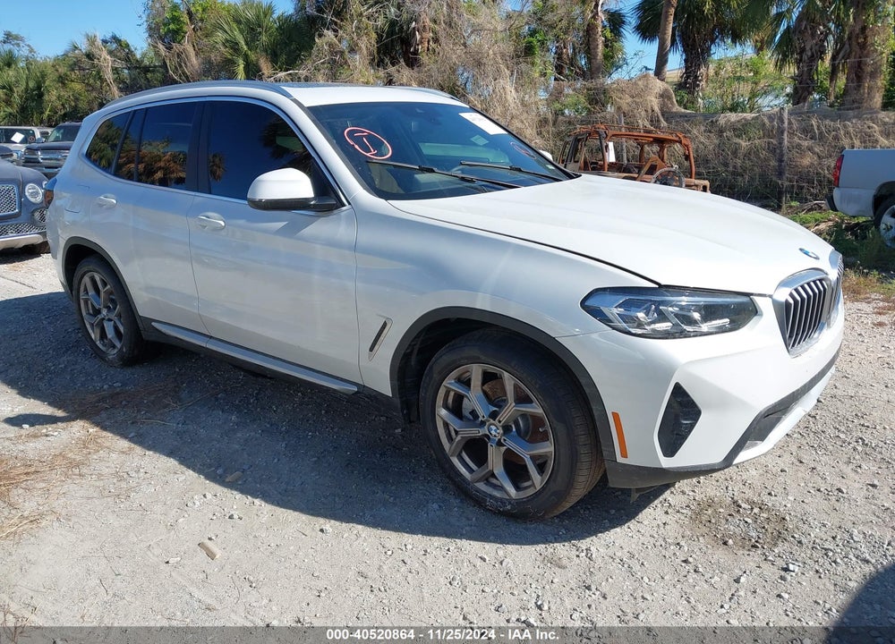 2022 BMW X3 SDRIVE30I VIN: 5UX43DP0XN9M49015